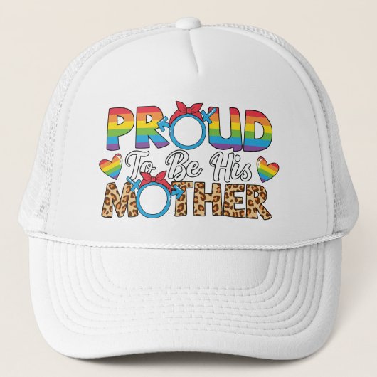 LGBTQ -誇りを持った母親になる キャップ (正面)