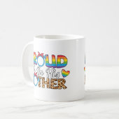 LGBTQ -誇りを持った母親になる コーヒーマグカップ (正面左)