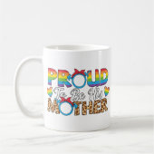 LGBTQ -誇りを持った母親になる コーヒーマグカップ (左)