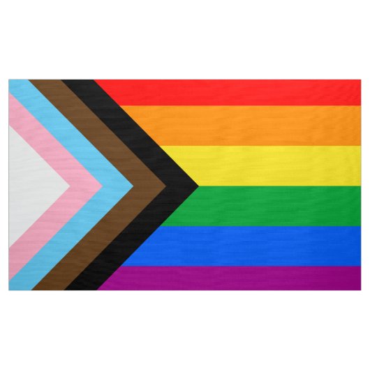 LGBTQ+進捗プライドフラグ ファブリック (ヤード)