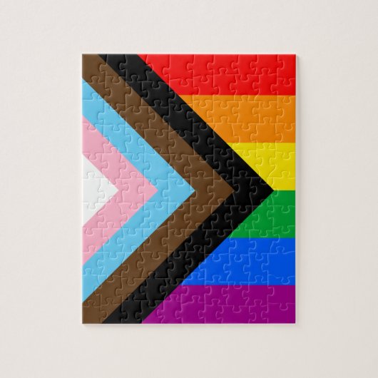 LGBTQ+進捗プライド ジグソーパズル (縦)