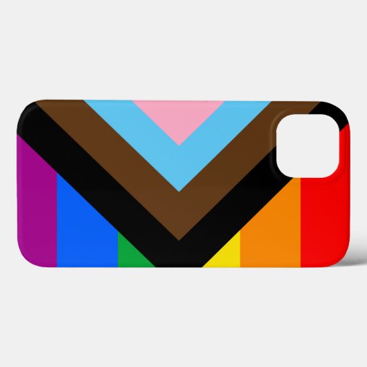 LGBTQ+進捗プライド Case-Mate iPhoneケース (裏面 (横))