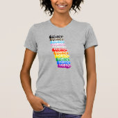 LGBTQ 3D Tシャツ (正面)