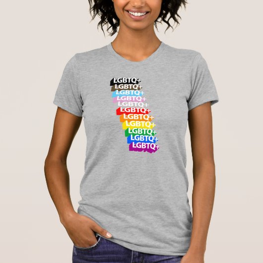 LGBTQ 3D Tシャツ (正面)