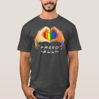 LGBTQ Ally forゲイプライド・メンズ・ウィメンズ Tシャツ