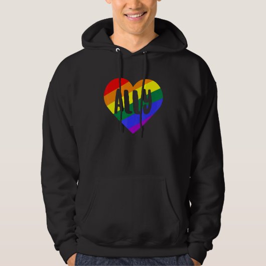 Lgbtq Ally  For Gay Pride For Men Boys Children 1 パーカ (正面)