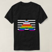 LGBTQ+ Ally Progress Pride Flag Tank Top Tシャツ (デザイン正面)