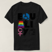 LGBTQ Equality Hurts No One Tシャツ (デザイン正面)