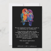 🌈 LGBTQ Eternal Unity結婚's 招待状 (裏面)