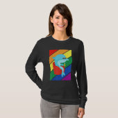 Lgbtq Flag Gay Pride Month Rainbow Dolphin Lgbt Gl Tシャツ (正面フル)