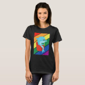 LGBTQ Flag Gay Pride Month Rainbow Dolphin LGBT Gl Tシャツ (正面フル)