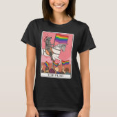 LGBTQ FLAG Tarot Card Finger for a Tarot Reader Tシャツ (正面)