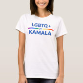 LGBTQ for Kamala Harris Tシャツ (正面)