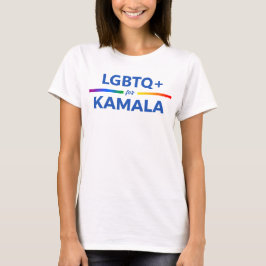 LGBTQ for Kamala Harris Tシャツ