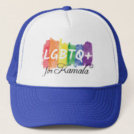 LGBTQ for Kamala Rainbowゲイプライド キャップ