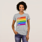 LGBTQ For Mayor Pete 2020 Tシャツ (正面フル)