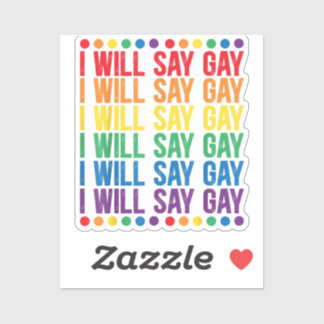 LGBTQ Gを愛してゲイデザイン誇りを持ったと言う シール