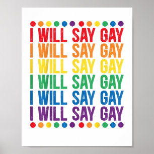 LGBTQ Gを愛してゲイデザイン誇りを持ったと言う ポスター