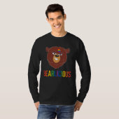 LGBTQ Gay Pride Month Parade Festival Bearlicious  Tシャツ (正面フル)