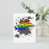 LGBTQ Graffiti | LGBTQ+ Pride Postkarte ポストカード (スタンド正面)