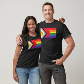 LGBTQ+ Grunge Flag Inclusive Progressive Pride Fla Tシャツ (ユニセックス)