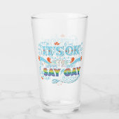 LGBTQ | It's OK To Say Gay | Pride | Rainbow タンブラーグラス (裏面)