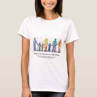LGBTQ Kids Women's T Shirtの保護者へのサポート Tシャツ