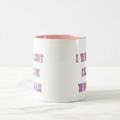 LGBTQ lは私の立場を変えない ツートーンマグカップ (中央)