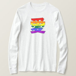 LGBTQ LOVE in Kanji and 中国の Love is Loveプライド Tシャツ