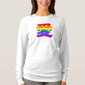 LGBTQ LOVE in Kanji and 中国の Love is Loveプライド Tシャツ (正面)