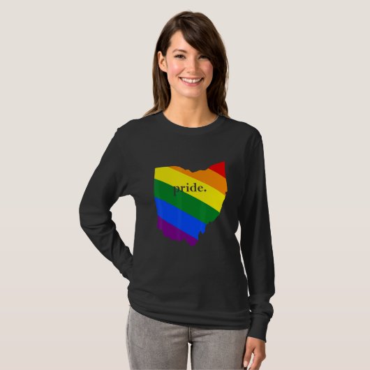 LGBTQ+ Ohio Pride Tシャツ (正面フル)