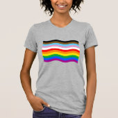 LGBTQ POCプライド国旗 Tシャツ (正面)
