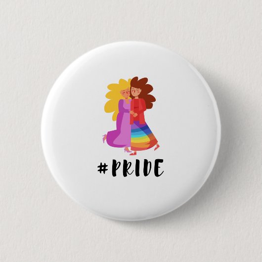 LGBTQ+ #Pride 缶バッジ (正面)