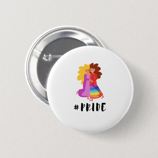 LGBTQ+ #Pride 缶バッジ (正面&裏面)