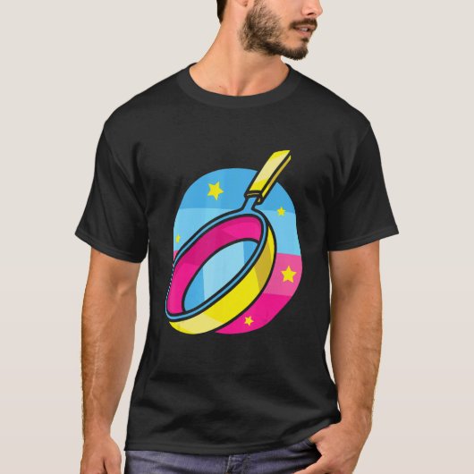 LGBTQ Pride Lesbian Gay Man Pansexual Rainbow Tシャツ (正面)