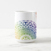 LGBTQ+ Pride Mandala Mug-Colorful Symbolic Design コーヒーマグカップ (中央)