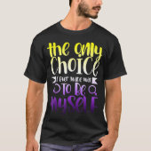 LGBTQ Queer Nonbinary Identity Androgynous Non Bin Tシャツ (正面)