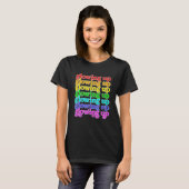 Lgbtq Rainbow Gloinのトレンドを紹介 Tシャツ (正面フル)