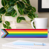 Lgbtq rainbow inclusive diversityゲイプライド国旗 デスクネームプレート