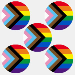 Lgbtq rainbow inclusive diversityゲイプライド国旗 ラベル