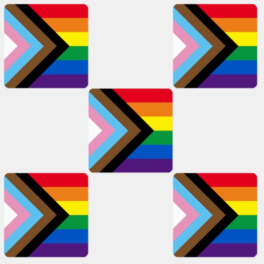 Lgbtq rainbow inclusive diversityゲイプライド国旗 ラベル (グループ)