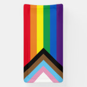 Lgbtq rainbow inclusive diversityゲイプライド国旗 横断幕 (縦)