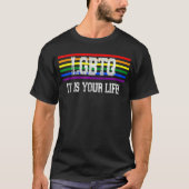 Lgbtq Regenbogen Lgbt Tシャツ (正面)