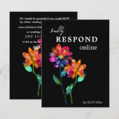 🌈 LGBTQ Respond Online  Petals & Pride  出欠カード (正面/裏面)