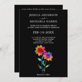 🌈 LGBTQ Soaring Together  Petals & Pride  招待状