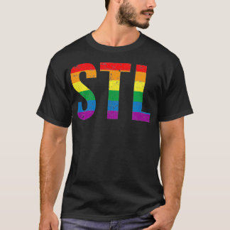 LGBTQ STLゲイプライドセントルイモ Tシャツ