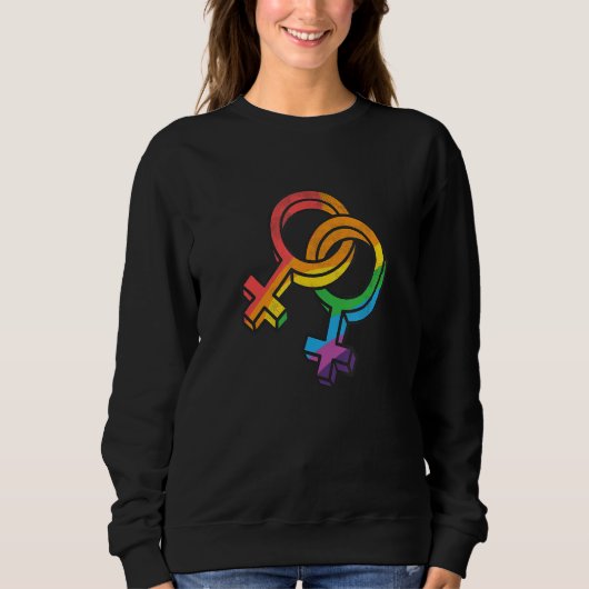 LGBTQ Symbol Equality Rights Awareness Month LGBT  スウェットシャツ (正面)