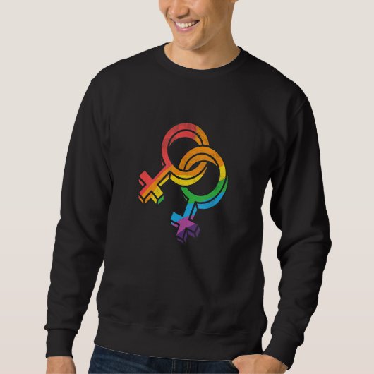 LGBTQ Symbol Equality Rights Awareness Month LGBT  スウェットシャツ (正面)