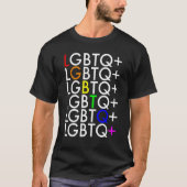 LGBTQ+ Tシャツ (正面)