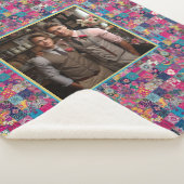 LGBTQ Tribal Whillwindのキルトフォト結婚コラージュ シェルパブランケット (3/4)